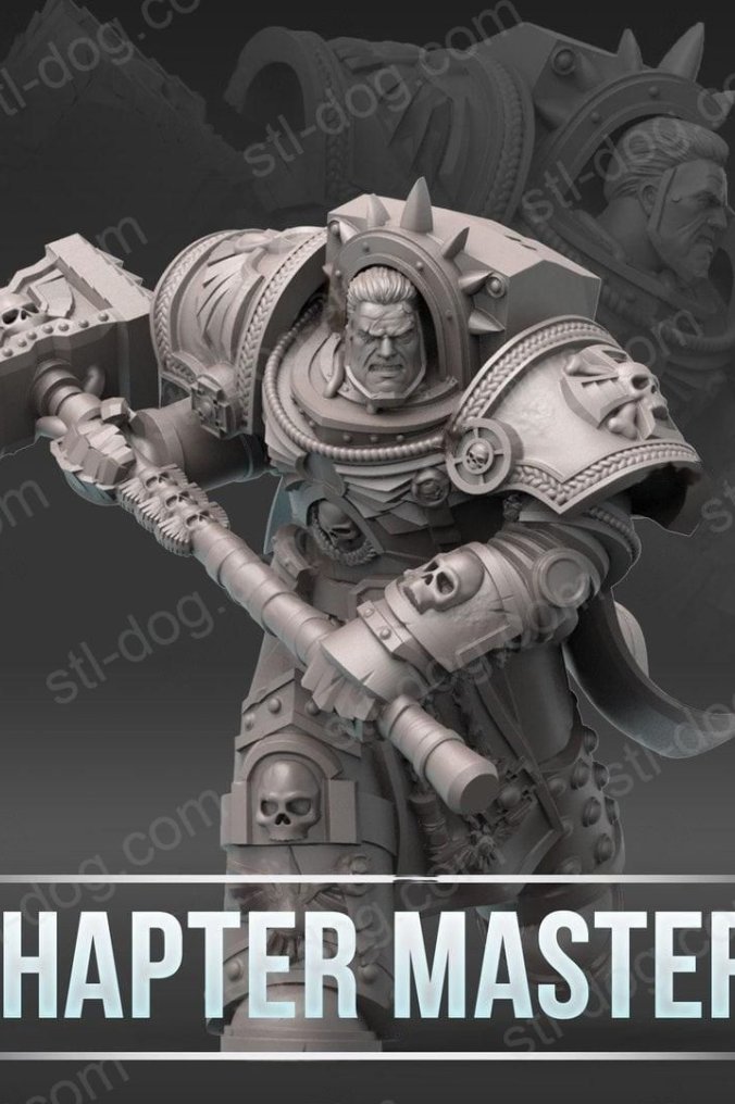战锤40K:星际战士 (Chapter Master) 3D打印图纸